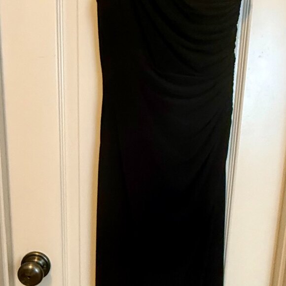 Ralph Lauren Evening Long Formal Jersey One Shoulder Gown - Size 6 - Picture 2 of 5